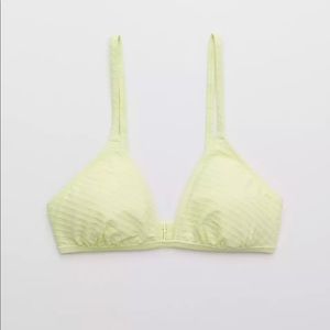 BNWT Aerie Jacquard Triangle Bikini Top